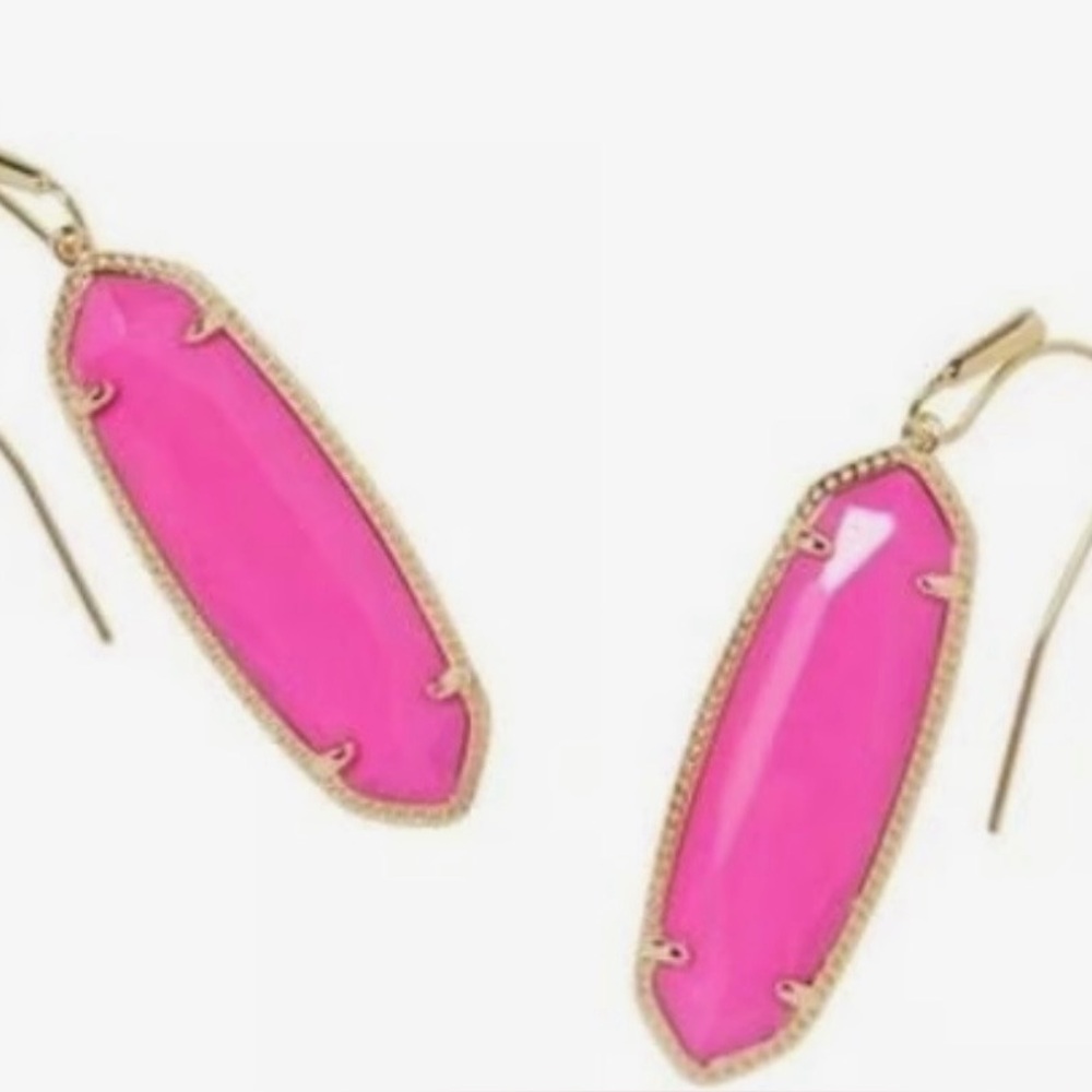 Kendra Scott Elenor statement earring large magenta